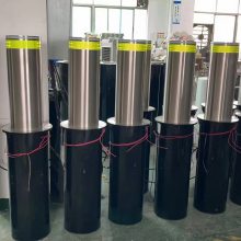 太 原校园防撞厂区防闯路障液压自动升降柱本地厂家批安装