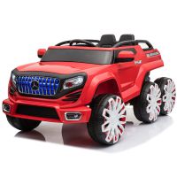 儿童玩具电动汽车皮卡六轮超大童车可坐人电瓶车童车遥控汽车