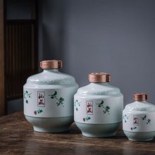 定做酒瓶1斤3斤5斤10斤厂 陶瓷小酒瓶生产批发