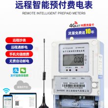 上海人民电表4G无线单相智能电表家用出租房公寓楼手机缴费电表