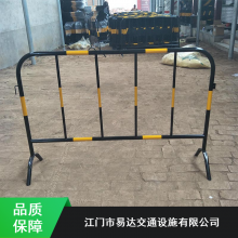 定制江门铁马护栏_道路隔离铁马护栏_施工镀锌铁马护栏