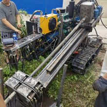 小型地下拉管机 马路水平打孔机 公路横向钻眼机定向 霸州钻通非开挖