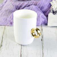 唐山浩新瓷业厂家批发陶瓷杯子 创意骨瓷马克杯实用礼品广告杯定制LOGO