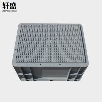 轩盛 EU4322物流箱 周转箱EU物流中转收纳筐塑料养鱼龟长方形中转箱欧标汽配胶箱加厚