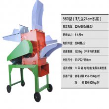 玉米秸秆铡草机 四刀铡草机产量 自动输送喂料铡草机