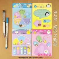 韩国创意可爱文具N次贴卡通动物便利贴可爱留言便利贴便携带贴纸