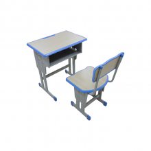 学生钢制课桌椅 注塑课桌椅***