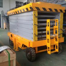 厂家直销6米8米移动式升降机/液压剪叉式升降平台车/电动升降机