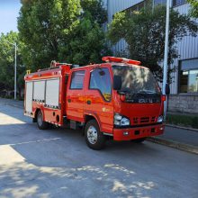 国六庆铃五十铃2吨水罐消防车 厂区专用灭火车