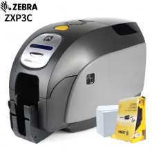 ZEBRA斑马ZXP3C证卡打印机 PVC卡片制卡机 健康证公交卡校园卡