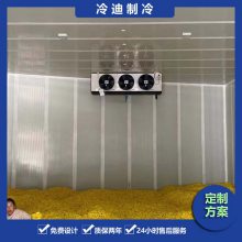 定制50立方米鲜花保鲜冷藏库安装建造成本费用 冷迪制冷