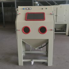 铝型材精加工披锋毛刺喷沙清理设备 箱式手动喷砂机