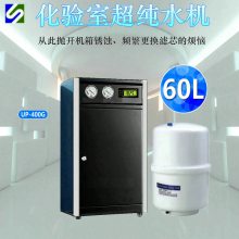 世骏40-60升实验室超纯水机 20寸滤芯 不锈钢机身 电阻率18兆欧