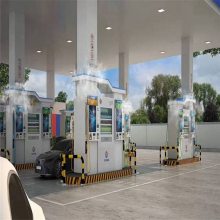 中石化加油气站奶白色铝合金0.8mm 1.0mm厚防风铝扣板