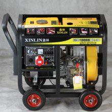 贝隆通用8KW双电压柴油发电机组195F单缸柴油机神驰纯铜电机