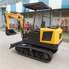 多功能果园小挖机 农用推土挖掘机 微型挖掘机视频
