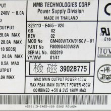 S26113-E465-V20 NMB TECHNOLOGIES CORP富士通 西门子工控机电源