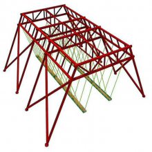 供应户外网红钢架荡秋千 多人空中摇摆桥拓展打卡地设备