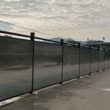 施工围挡 工程施工铁皮围挡 可重复使用