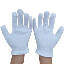 儿童纯棉白手套小学生幼儿园活动舞蹈演出礼仪手套