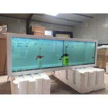 透明液晶展柜厂提供55寸多点触摸透明液晶展示柜