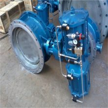 D643H-16C DN65 铸钢三偏心金属硬密封法兰气动蝶阀