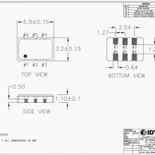 RENESAS 24MHz 3.3V HCMOS 5032Ƭ XLH535024.000000X