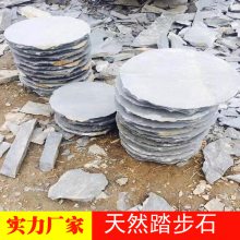 供应杭州市花园里面踏步方形丁步石_青灰色40*80公分垫脚石块批发