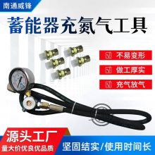 蓄能器充氮气工具和接头 充气工具 液压剪板机氮气充气工具 多功能氮气充气测压工具 高压 氮气弹簧充气装置 压力