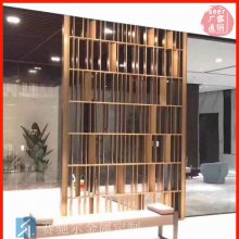 龙川县餐厅不锈钢屏风厂家安装 支持来图深化设计定做 赛驰尔金属免费打样