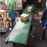 热销槽型皮带输送机裙边挡板爬坡输送机报价