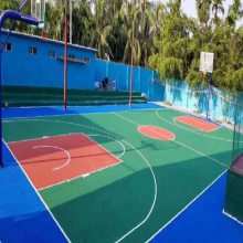 硅PU篮球场施工与丙烯酸篮球场哪个更耐用 Sinwe/鑫威体育