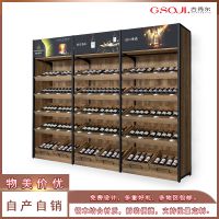 酒柜 灯箱款酒柜 红酒高柜 中山酒柜 超市酒柜 商超货架