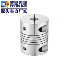 鼎堅精密傳動DC鋁合金繞線夾緊式聯(lián)軸器電機彈性連軸器可定制