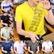 衣服尾货批发市场3到5元几元平价男装T恤衫厂家服装批发5元到15元