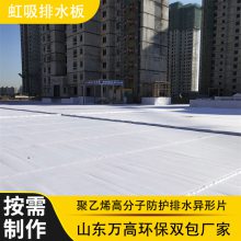 PED14mm长效复合排水板车库隧道用聚乙烯塑料透水板