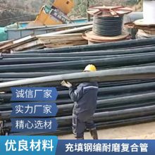 矿山充填耐磨复合管 华翔牌 钢编复合管