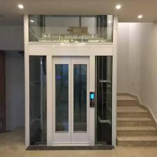 四层别墅室外观光梯 复式阁楼小型液压电梯 翔鹏 家用电梯生产商 厂家安装