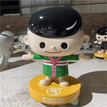 河源玻璃钢卡通雕塑造型 恒创卡通人物雕塑