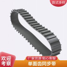 pu同步带皮带S3M8M5MXLXH AT10聚氨酯开口传动带环形钢丝双面齿带