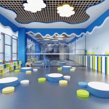 上海篮球场PVC运动地板 适用于羽毛球场 舞蹈室 学校 医院 可定制