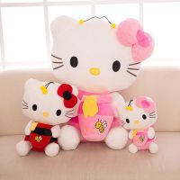 厂家直销毛绒玩具KT猫Hello Kitty公仔蜂蜜剪刀机布娃娃女生礼物