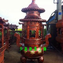 铸铁古宫鼎 弘缘法器供应寺院古宫鼎