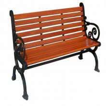 广场铸铁实木座椅 定制公园不锈钢创意休息椅 围树椅