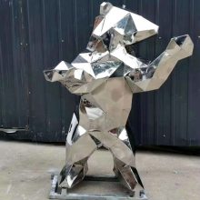 青岛不锈钢动物创意圆雕雕塑