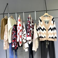 国内知名***高端针织品牌穿行线19秋广州品牌女装折扣走份批发一手货源