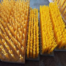 超硬木板毛刷 梳草机毛刷板 草坪施工刷 刷草机冲砂毛刷 刷草机平板刷