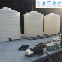 武汉8吨塑料大桶 立式塑胶水塔 8000L外加剂储罐 8立方PE水箱 8T大白桶