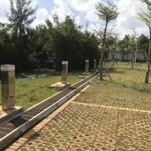 指印充电桩户外营地草坪水电桩 智能充电码头岸电桩