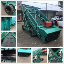 秸秆碎料青贮取料机 率的取草机 堆取饲料扒草机